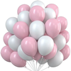Roze ballonnen helium gevuld (50 stuks)