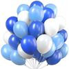 Blauwe ballonnen helium gevuld (50 stuks)